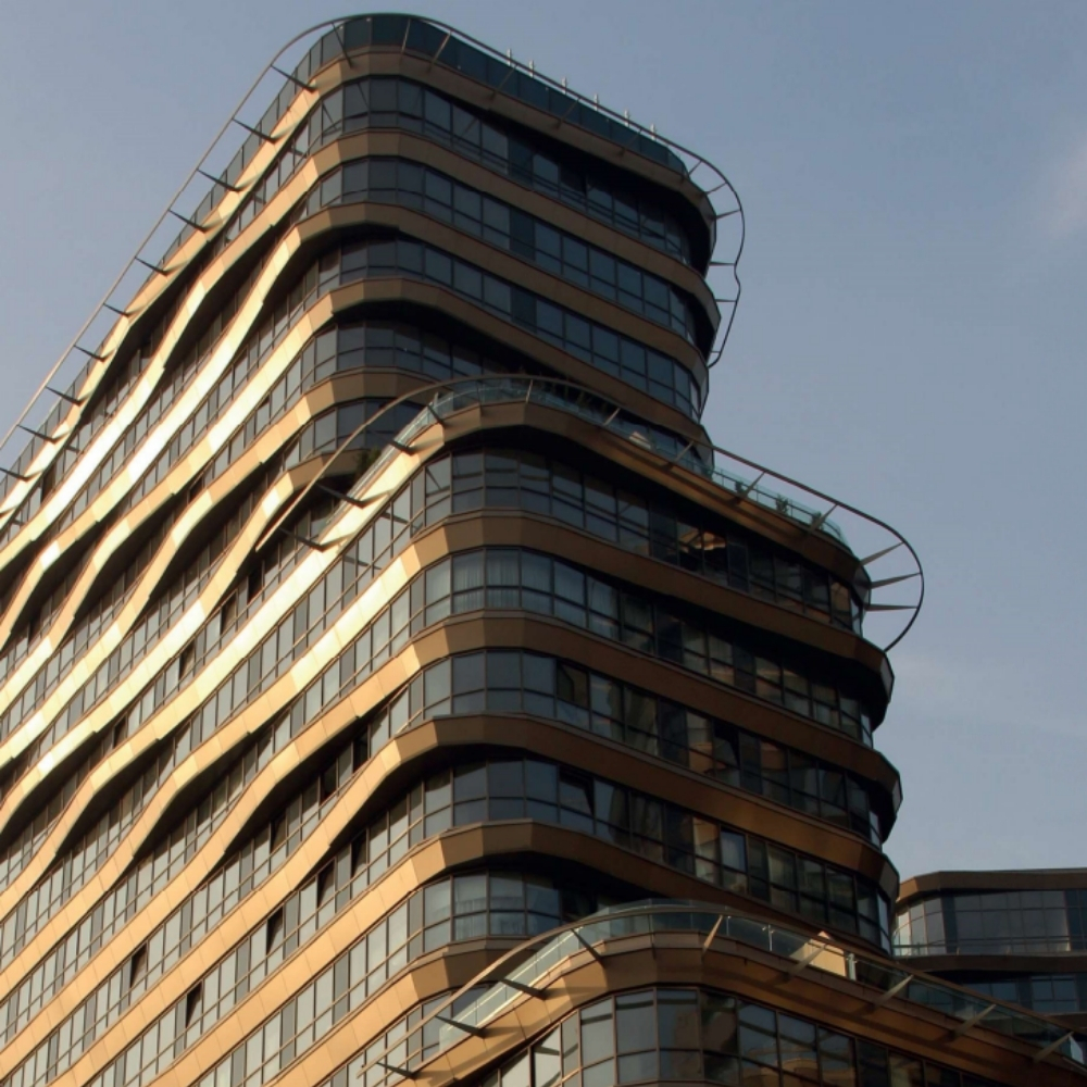 BF50 Stick Built Curtain Wall System - Bisam Facade
