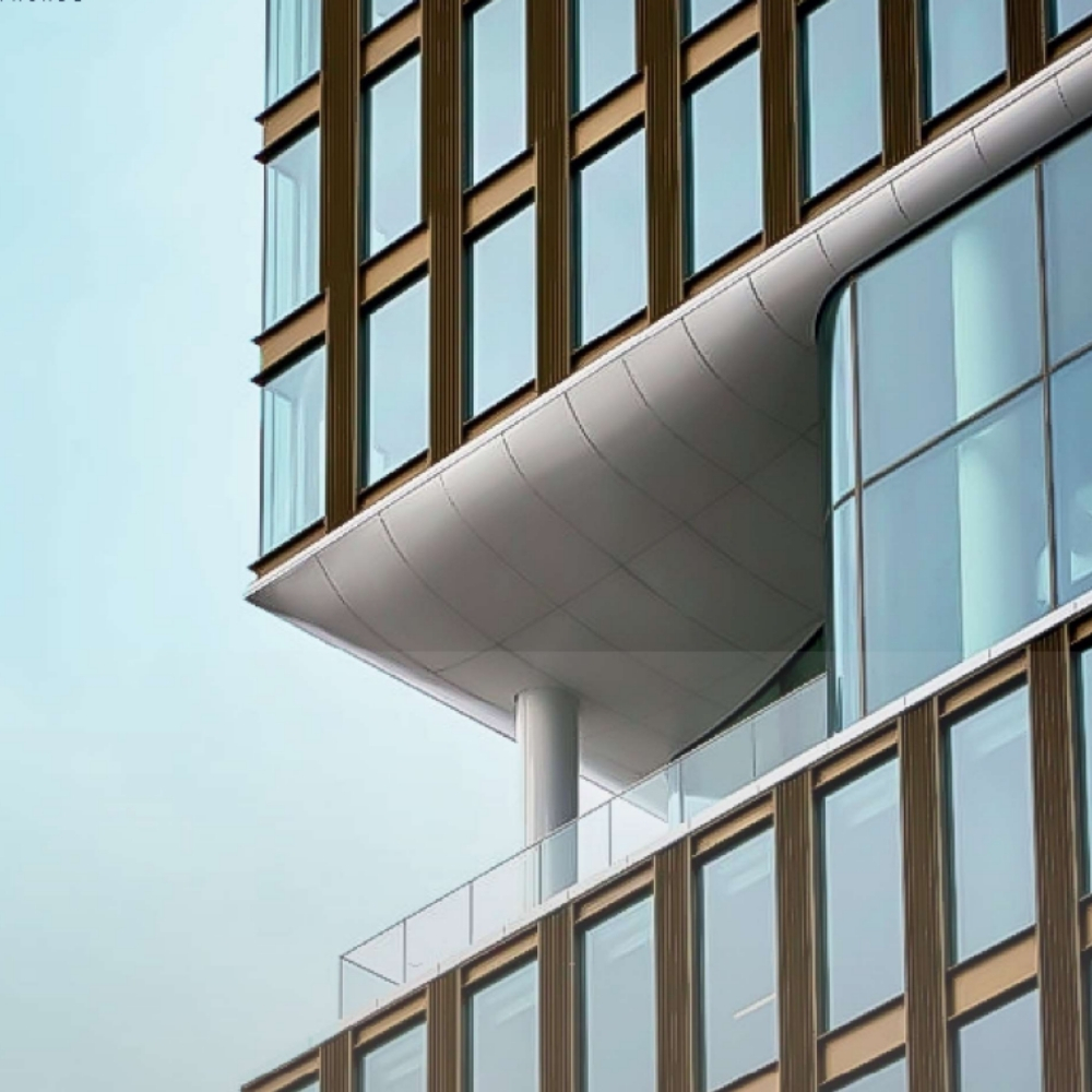 HUF450 Hybrid Unitized Curtain Wall System - Bisam Facade
