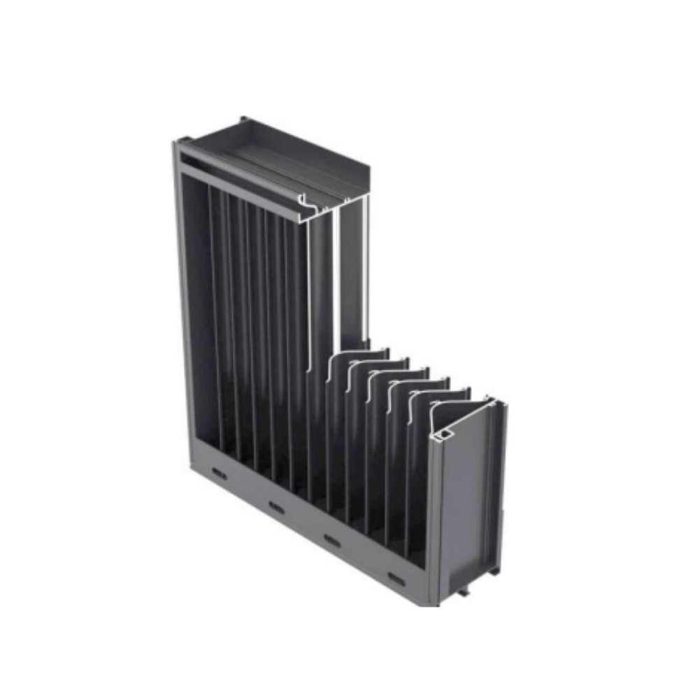 LV130 Architectural Storm Louver System - Bisam Facade