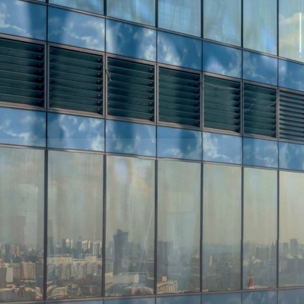 LV48 Architectural Storm Louver - Bisam Facade